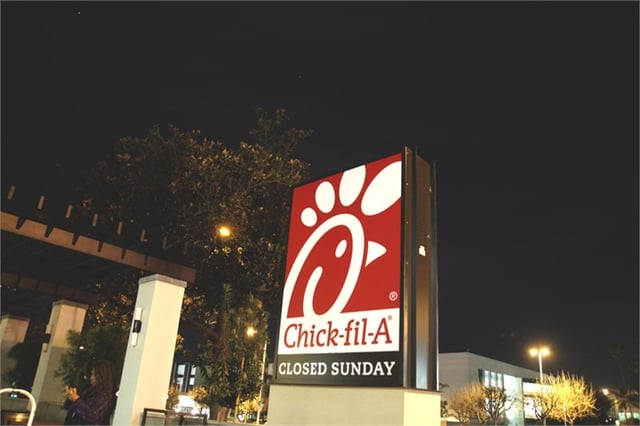 Chick-fil-A Restaurants are closed on Sundays